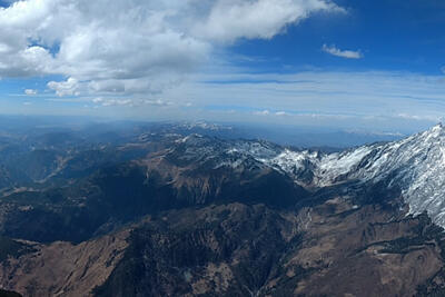 Paragliding high above Tiger Leaping Gorge